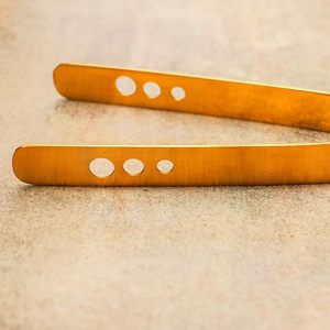 Premium Gold Ice <b>Tongs</b> Stainless Steel Sugar, Ice Cube & Appetizer <b>Serving</b> <b>Tongs</b> - Product Image 5