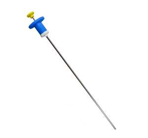 Pistolet d'insémination artificielle en acier inoxydable pour chiens avec conception de chargement fluide, gaine protectrice réutilisable, usage vétérinaire - Product Image 2