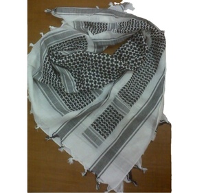Stylish Men's Ethnic Cotton ARAB Yashmagh Scarf Summer Breathable Skin-Friendly <b>Canvas</b> Wrap Embroidery Daily Outdoor Wear - Product Image 2
