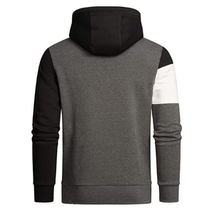 Sudadera con Capucha para Hombre, Diseño Color Block, Corte Regular, Informal, Tejido de Algodón, para Otoño - Product Image 2