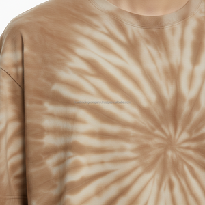 T-shirt Tie-Dye Multicolore Personnalisé 100% Coton Fait Main Motif Spirale Homme Uni Qualité Supérieure Coloré Vente en Gros - Product Image 4