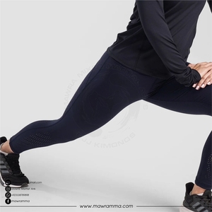 Leggings de yoga de cintura alta Mawra: Pantalones de gimnasio elásticos en 4 direcciones y resistentes a las sentadillas. Pantalones de Yoga de Spandex para Mujer, Control de Abdomen, para Entrenamiento Físico - Product Image 5