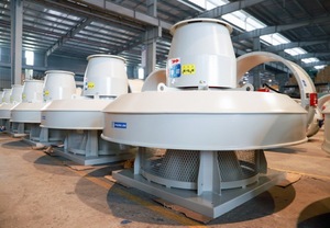 พัดลมแบบแรงเหวี่ยงอุตสาหกรรมแบบมีสายไฟฟ้า สำหรับโรงงานและคลังสินค้า ACPL-4-6D ติดตั้งบนหลังคา 1.1-50 กิโลวัตต์ PHUONG LINH - Product Image 4