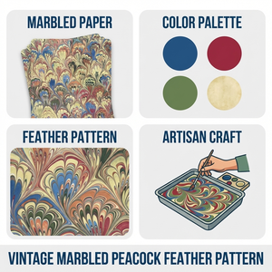 Hojas de Papel Decorativas con Diseño Artesanal, Recubiertas de PVC con Efecto Marmoleado, 56x76cm, para Encuadernación, Papelería y Envoltura de Regalos - Product Image 6