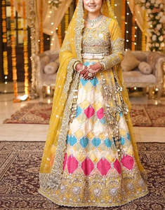 Nouvelle Collection 2026 : Lehenga Choli Longue – Robe Traditionnelle Indienne et Pakistanaise pour Mariage, Tenue de Soirée Formelle pour Femme - Product Image 4
