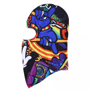 Masque de ski Y2K à double couche entièrement ouvert, cagoule tricotée pour sports d'hiver, ski, cyclisme, temps froid, personnalisable - Product Image 3