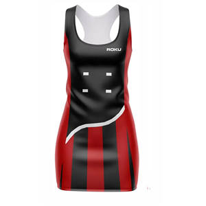Conjunto de uniforme de tenis transpirable de secado rápido para mujer, ropa deportiva personalizada con mangas cortas y logotipo frontal para equipos y clubes - Product Image 1