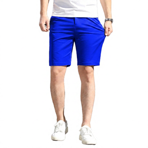 Shorts Bermuda pour homme, couleur unie, taille mi-haute, décontractés, séchage rapide, taille élastique, en polyester, pour l'été - Product Image 6
