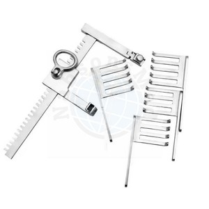NABSONS MED Separador de Costillas Manual con Brazos Articulados de Acero Inoxidable, Cuatro Cuchillas Desmontables, Instrumento Quirúrgico Ortopédico Reutilizable CE - Product Image 3