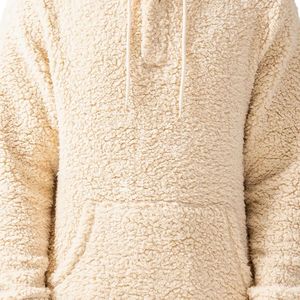 Men Sherpa <b>Lined</b> <b>Fleece</b> <b>Jacket</b> Zip Up Hooded Winter Sweatshirt Custom Logo Outdoor Wear - Product Image 4