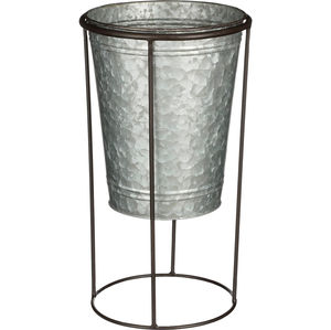 Round Galvanized Metal Beverage Tub With Iron <b>Stand</b> <b>Drink</b> Cooler Ice Bucket For Parties Beer Wine Outdoor Tub In Great Price - Product Image 6