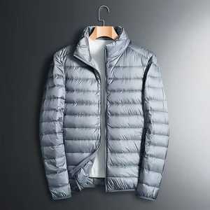 Mens Wholesale Lightweight Puffer <b>Jacket</b> Windproof <b>Winter</b> <b>Jacket</b> Zip Bubble Padded Down Puffer <b>Jacket</b> - Product Image 2