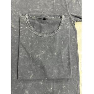 T-shirt délavé à l'acide, prix de gros du fabricant, 100% coton pur, vintage, coupe oversize, personnalisable avec logo, pour homme, de BD - Product Image 5