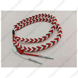 Aiguillette tactique de luxe de haute qualité avec fil de broderie, couleurs personnalisées, embouts métalliques blancs, attache à épingle de sûreté, cordon d'épaule pour tenue - Product Image 2