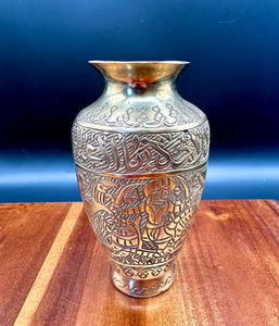 Modern Aluminium Hammered Flower <b>Vase</b> Embossed Designer for Wedding Decor Accessories Greatest Quality Metal Flower <b>Vase</b> - Product Image 1