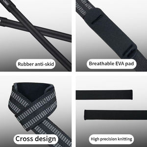 Sangle de musculation élastique en néoprène réglable antidérapante haute élasticité en forme de 8 - Product Image 4