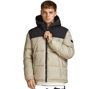 Chaqueta acolchada gruesa y cálida de poliéster 100% de alta calidad a precio barato para hombre 2023. - Product Image 1