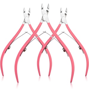 Ciseaux à cuticules en acier inoxydable de haute qualité pour manucure et pédicure, coupe-ongles, pince à cuticules, coupe-peaux mortes, ouverture large pour les doigts - Product Image 1