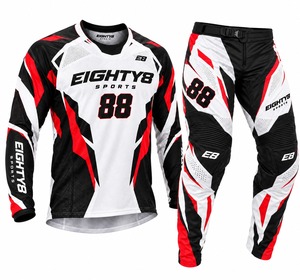 ชุดเสื้อและกางเกงแข่งรถวิบากแบบมืออาชีพ พิมพ์ลายตามสั่ง สำหรับรถวิบาก MX Enduro แห้งเร็ว ใช้ได้ทุกฤดู - Product Image 5