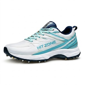 รองเท้าคริกเก็ตคุณภาพสูง รุ่น Hit Zone ทนทาน ยึดเกาะดีเยี่ยม สวมใส่สบาย มั่นคง น้ำหนักเบา เหมาะสำหรับการแข่งขันและการฝึกซ้อม - Product Image 1