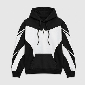 Sweat à capuche vintage personnalisé, coupe courte, avec bord côtelé réglable, en tissu épais, effet délavé, pour hommes et femmes - Product Image 2