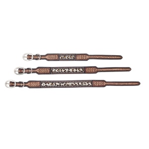 Collier de chien en cuir fait main de qualité supérieure avec motif solide Rivet Décoration Top Indian Manufacturer Fournisseur-Saman Exports - Product Image 2