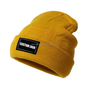 Gorro de Punto Jacquard Vintage Unisex para Invierno, Gorro Casual Cálido y Bonito para Otoño, 100% Acrílico - Product Image 1