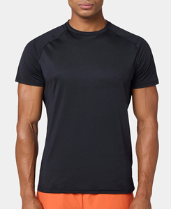 Camiseta de Yoga para Hombre 2026, Cuello Redondo, Manga Corta, Transpirable, Poliéster, Corte Regular, Color Sólido, Diseño sin Costuras, Bajo Costo, Venta al Por Mayor - Product Image 2