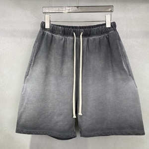 Pantalones cortos de hombre con logotipo personalizado OEM al por mayor, con pedrería, de gran tamaño, de alta calidad, transpirables y antiarrugas, estilo casual. - Product Image 6