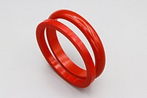 Contemporary Resin Bangles Chunky Stack Daily Wear Party Festive Handmade Retro Lucite Hand Cuff Acetate Statement <b>Bracelet</b> - Product Image 6