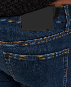 Jeans en denim pour hommes, coupe décontractée, pour tenues décontractées et style streetwear - Product Image 5