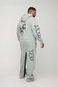 Nuevo Conjunto Deportivo Informal con Capucha para Hombre 2026, Diseño Único 2 en 1, Mezcla de Poliéster/Algodón, Ligero, Tallas Grandes, Venta al Por Mayor - Product Image 5