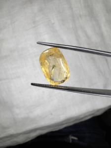 Zafiro Amarillo Natural de 7.29 Ct, Corte Cojín, Gema Suelta, Zafiro de Ceilán de Sri Lanka para Anillos, Colgantes, Joyería Fina, Venta al por Mayor - Product Image 5