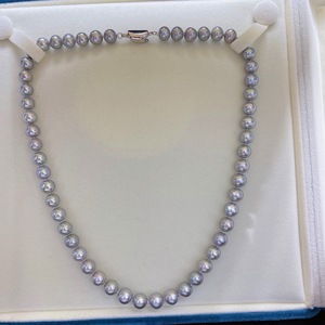 Collier de perles d'eau douce de style européen et américain classique pour femmes, chaîne élégante pour la clavicule - Product Image 2