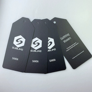 High Quality Hangtag Supplier Custom Printing Brand Name Logo Recycled <b>Paper</b> Swing Tags for Handbags - Product Image 1