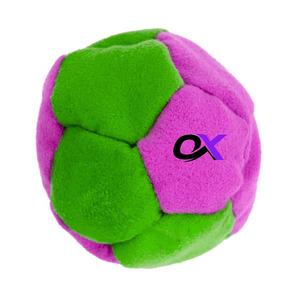 กระเป๋าฟุตแบ็ก Oxva Industries แบบ Hacky Sack สกรีนโลโก้ได้ พร้อมไส้เม็ดพลาสติก ทราย หรือเมทัลลิก ขายส่ง กระเป๋าฟุตแบ็กหนังกลับสังเคราะห์ - Product Image 1