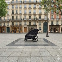 Remolques para Bebés KS-200 3 en 1 de Aleación de Aluminio Ligera, Suspensión Independiente, Capacidad de 35 kg, Versátiles y Convenientes para Actividades al Aire Libre
