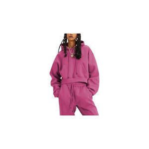 Ensemble de survêtement décontracté 2 pièces pour femme, qualité supérieure, avec haut court zippé à manches longues et legging taille haute assorti, idéal pour l'automne et le fitness - Product Image 4