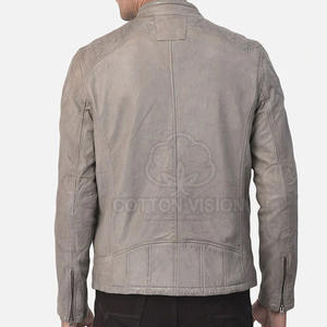 Veste en cuir de qualité supérieure pour homme 2026, couleur personnalisée, 100 % cuir, disponible en taille adulte - Product Image 4