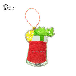 Breloques perlées brodées faites à la main par un créateur de Londres pour les fêtes, commandes en gros bienvenues - Product Image 4