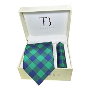 ชุดเนคไทลายตารางและผ้าเช็ดหน้าแบรนด์ Wrindaar |   ชุดเนคไทและผ้าเช็ดหน้าสำหรับงานแต่งงานและธุรกิจสำหรับผู้ชาย |   เครื่องประดับแฟชั่นคลาสสิก - Product Image 6