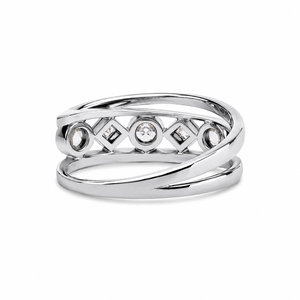 Anillo de Plata de Ley 925 para el Día de San Valentín, Anillo de Compromiso con Engaste de Moissanita, Hecho a Mano - Product Image 4