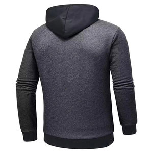 Sweat-shirts à capuche oversize personnalisés pour hommes, style streetwear, respirants, unis, pour l'hiver - Product Image 3