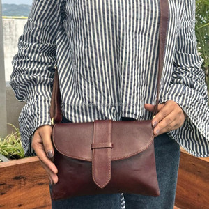 Mayorista de lujo de alta calidad bolso cruzado de cuero genuino para las mujeres de un hombro señoras diseñador de moda monedero de cuero de vaca - Product Image 2