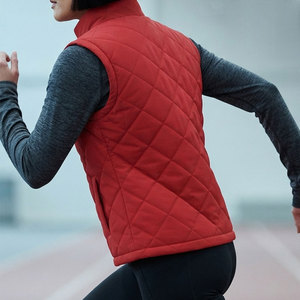 Gilet matelassé imperméable pour femme avec logo personnalisé, respirant, léger, en mélange de polyester 100 %, prix abordable, sans manches - Product Image 5