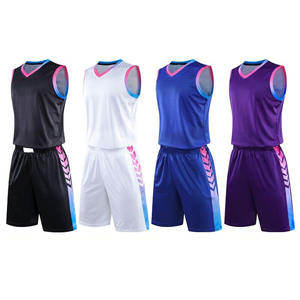 Nouveauté, uniforme de basket-ball personnalisé en gros, 100% polyester, respirant, séchage rapide, design professionnel, uniforme de basket-ball - Product Image 5