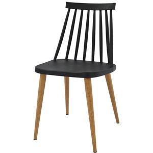 Chaise de salle à manger empilable au design moderne pour la maison, l'école, le café, meubles de restaurant simples et confortables - Product Image 3
