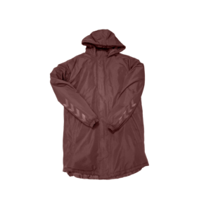 Men's Hooded Puffer <b>Jacket</b> Zipper Closure Solid Color <b>Long</b> Length Polyester Material <b>Waterproof</b> Casual Autumn Wear - Product Image 5