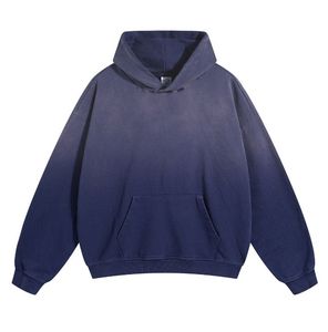 Nouveau design, style vintage, sweat à capuche surdimensionné délavé à l'acide, 100% coton molletonné, sweat à capuche d'hiver pour homme, unisexe - Product Image 4