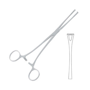 เครื่องมือหนีบลำไส้สำหรับการผ่าตัด คุณภาพสูง รับผลิตแบบ OEM ODM ขายส่ง ผลิตในปากีสถาน ใช้ซ้ำได้ อุปกรณ์สำหรับห้องผ่าตัด หนีบลำไส้ - Product Image 2